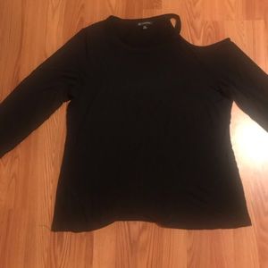 Inc single cold shoulder top